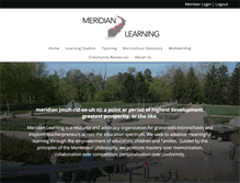 Tablet Screenshot of meridian-learning.org